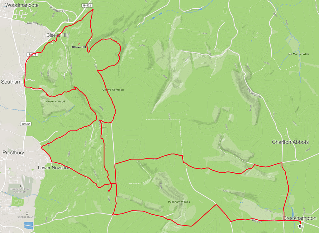 Cleeve HIll MTB Route